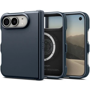 Etui Spigen Tough Armor Pro Mag do MagSafe do iPhone Duo, granatowe