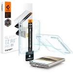 Szkło do etui + Aplikator Spigen Glas.tR EZ Fit Pro 1-Pack (AC) do iPhone Duo