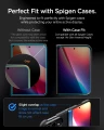 Szkło prywatyzujące do etui + Aplikator Spigen Glas.tR EZ Fit Pro Privacy 1-Pack (AC) do iPhone Duo (6/15)
