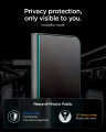 Szkło prywatyzujące do etui + Aplikator Spigen Glas.tR EZ Fit Pro Privacy 1-Pack (AC) do iPhone Duo (7/15)