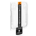 Szkło prywatyzujące do etui + Aplikator Spigen Glas.tR EZ Fit Pro Privacy 1-Pack (AC) do iPhone Duo (12/15)
