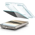 Szkło prywatyzujące do etui + Aplikator Spigen Glas.tR EZ Fit Pro Privacy 1-Pack (AC) do iPhone Duo (15/15)