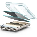 Szkło prywatyzujące do etui + Aplikator Spigen Glas.tR EZ Fit Pro Privacy 2-Pack (AC) do iPhone Duo (15/15)