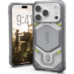 Etui pancerne UAG Monarch Pro do MagSafe do iPhone 18 Pro / 17 Pro, przezroczysto-szare