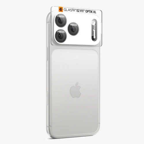 Szkło na aparat Spigen Glas.tR Ez Fit Optik Pro XL 1-Pack do iPhone 18 Pro, ciemno-szare (14/15)