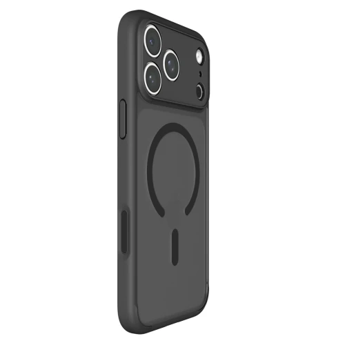 Etui Spigen Ultra Hybrid Mag do MagSafe do iPhone 18 Pro Max, półprzezroczysto-czarne (12/16)