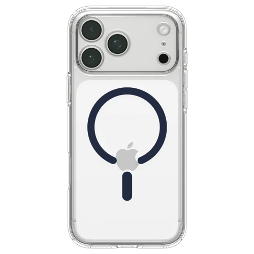 Etui Spigen Ultra Hybrid Mag do MagSafe do iPhone 18 Pro Max, przezroczysto-granatowe (11/16)