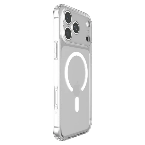 Etui Spigen Ultra Hybrid Mag do MagSafe do iPhone 18 Pro Max, przezroczysto-białe (12/16)