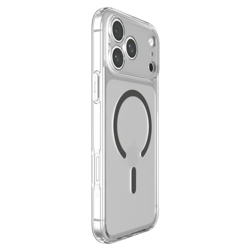 Etui Spigen Ultra Hybrid Mag do MagSafe do iPhone 18 Pro Max, przezroczysto-szare (12/16)