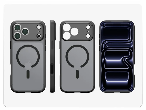 Etui Spigen Ultra Hybrid Mag do MagSafe do iPhone 18 Pro, półprzezroczysto-czarne (5/16)