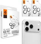 Szkło na aparat Spigen Glas.tR EZ Fit Optik Pro 2-Pack do iPhone 18 Pro Max / 18 Pro, srebrne