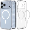 Etui Spigen Ultra Hybrid Mag do MagSafe do iPhone 18 Pro, półprzezroczysto-białe (1/16)