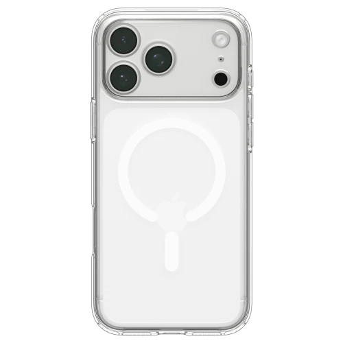 Etui Spigen Ultra Hybrid Mag do MagSafe do iPhone 18 Pro, półprzezroczysto-białe (11/16)