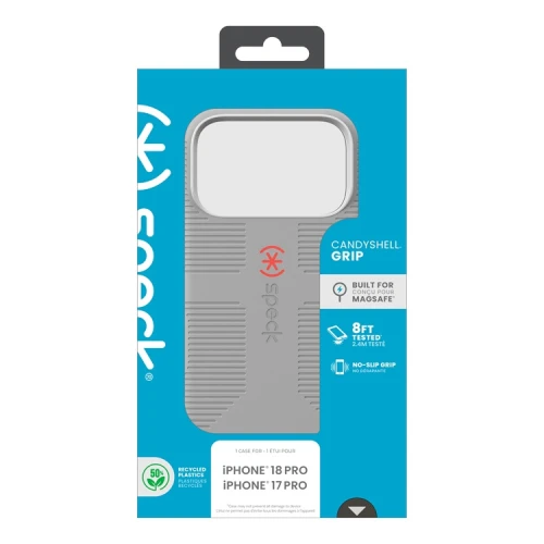 Etui Speck Candyshell Grip do iPhone 18 Pro Max / 17 Pro Max do MagSafe, szare (9/9)