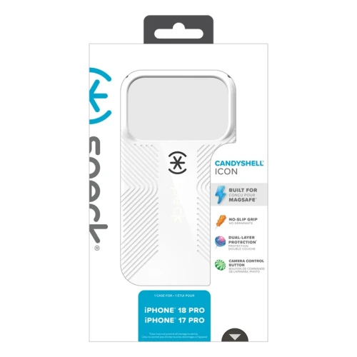 Etui Speck Candyshell Icon do iPhone 18 Pro / 17 Pro do MagSafe, białe (9/9)
