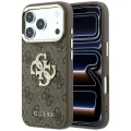 Etui Guess 4G Big Strass Logo 4G Classic Logo do iPhone 18 Pro / 17 Pro, brązowe