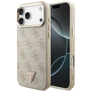 Etui Guess 4G Triangle Logo do iPhone 18 Pro Max / 17 Pro Max do MagSafe, różowe