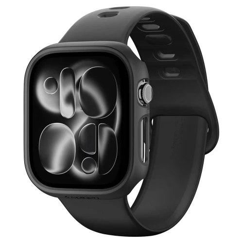 Etui Spigen Thin Fit do Apple Watch Series 12 46mm, czarny (10/16)