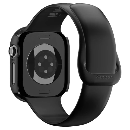 Etui Spigen Thin Fit do Apple Watch Series 12 46mm, czarny (12/16)