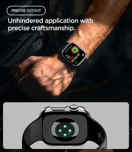 Etui Spigen Thin Fit do Apple Watch Series 12 42mm, przezroczyste (5/16)