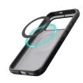 Etui Nillkin Frosted Shield Pro Magnetic do MagSafe do Xiaomi POCO F9 Pro, przydymione z czarną ramką (4/13)