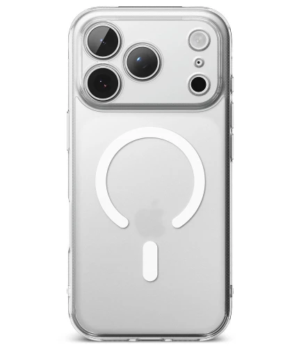 Etui Ringke Fusion Magnetic do MagSafe do iPhone 18 Pro / 17 Pro, przezroczysto-białe (3/8)