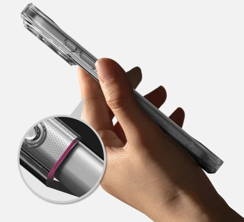 Etui Ringke Fusion Magnetic do MagSafe do iPhone 18 Pro / 17 Pro, przezroczysto-białe (7/8)