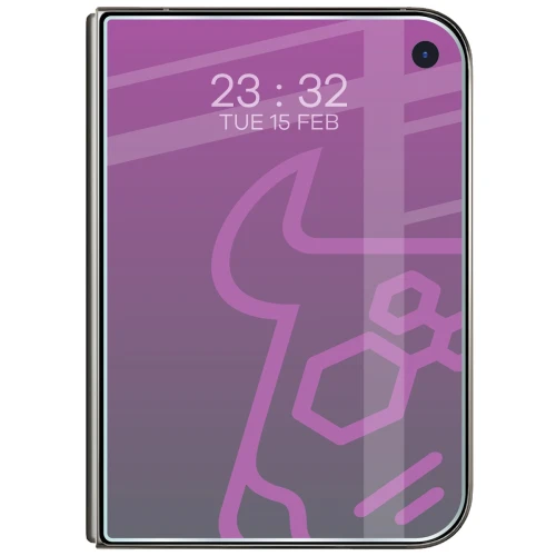 Elastyczne szkło hybrydowe Bizon Hybrid Mule Duo do iPhone Duo, 2 sztuki (3/4)