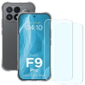 Elastyczne etui + 2x szkło hartowane Bizon Case Clear Pack do Xiaomi POCO F9 Pro (1/9)