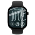 Szkło hybrydowe Bizon Watch Glass Edge Hybrid dla Apple Watch Series 12 46mm, czarne (2/5)