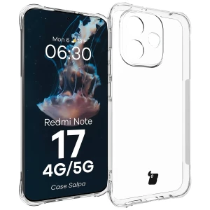 Elastyczne etui Bizon Case Salpa do Xiaomi Redmi Note 17 4G/5G, przezroczyste