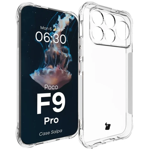 Elastyczne etui Bizon Case Salpa do Xiaomi POCO F9 Pro, przezroczyste (1/7)