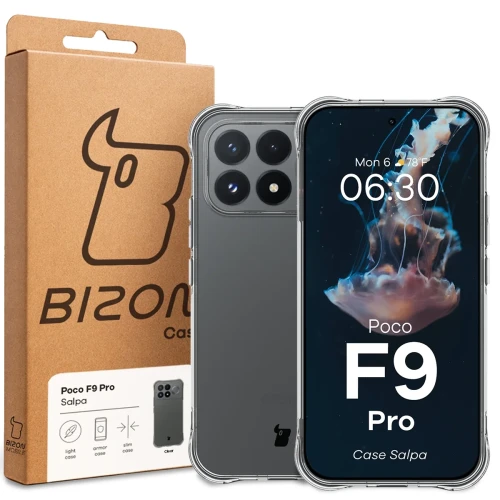 Elastyczne etui Bizon Case Salpa do Xiaomi POCO F9 Pro, przezroczyste (7/7)