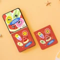 Etui Samsung FlipSuit Case do Galaxy Z Flip8, przezroczyste z wymienną czerwoną płytką (4/5)
