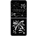 Etui Samsung FlipSuit Case do Galaxy Z Flip8, przezroczyste z wymienną czarną płytką (2/5)