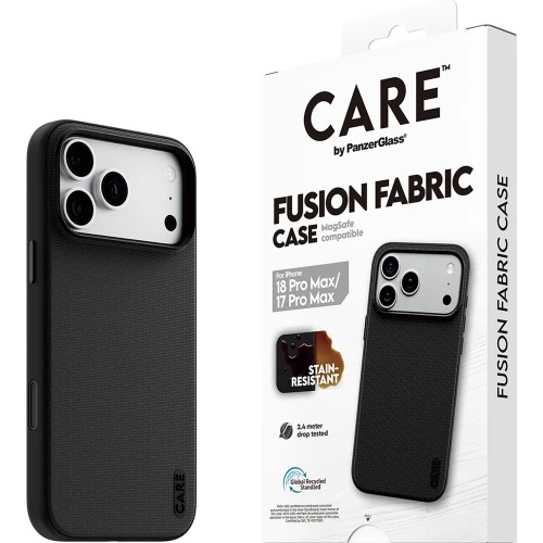 Etui PanzerGlass Fusion Fabric Case do iPhone 18 Pro Max / 17 Pro Max do MagSafe, czarne (6/6)