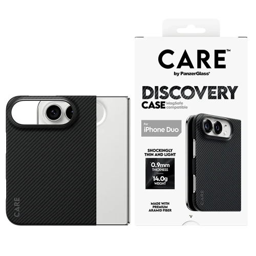 Etui aramidowe PanzerGlass CARE Discovery Case do MagSafe do iPhone Duo, czarno-szare (2/6)