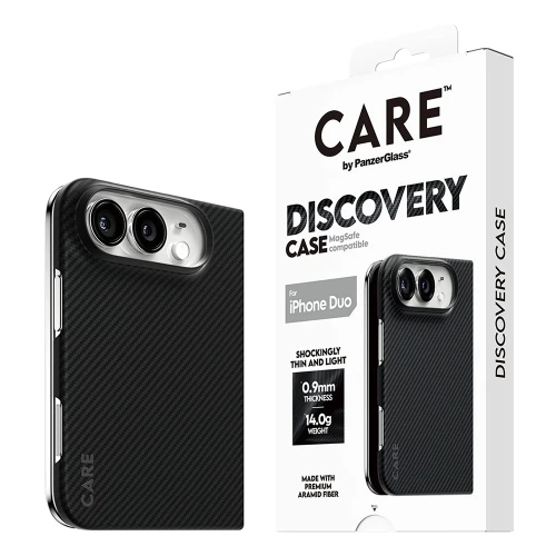 Etui aramidowe PanzerGlass CARE Discovery Case do MagSafe do iPhone Duo, czarno-szare (6/6)