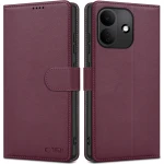Etui z klapką Tech-Protect Wallet do Xiaomi Redmi Note 17 Pro Max 5G, burgundowe