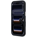 Etui Guess Grained Round Strass Logo do iPhone 18 Pro / 17 Pro do MagSafe, burgundowe