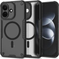 Etui Tech-Protect Rugged Shield do MagSafe do Xiaomi Redmi Note 17 Pro 5G, matowe przydymione z czarną ramką (1/9)