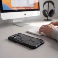 Etui Tech-Protect Rugged Shield do MagSafe do Xiaomi Redmi Note 17 Pro 5G, matowe przydymione z czarną ramką (3/9)