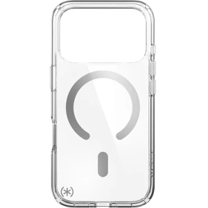 Etui Speck Presidio Perfect-Clear do MagSafe do iPhone 18 Pro / 17 Pro, przezroczysto-srebrne
