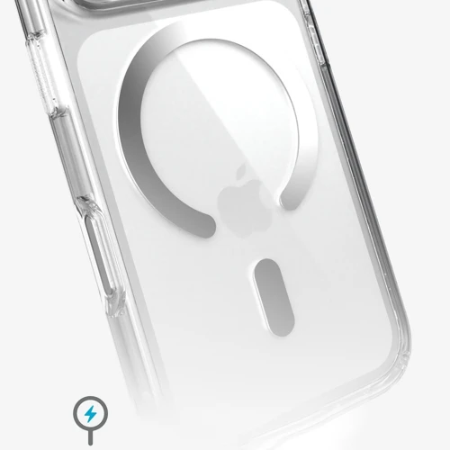 Etui Speck Presidio Perfect-Clear do MagSafe do iPhone 18 Pro / 17 Pro, przezroczysto-srebrne (4/9)