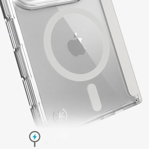 Etui Speck Presidio Perfect-Clear Fold do MagSafe do iPhone Duo, przezroczysto-szare (4/9)