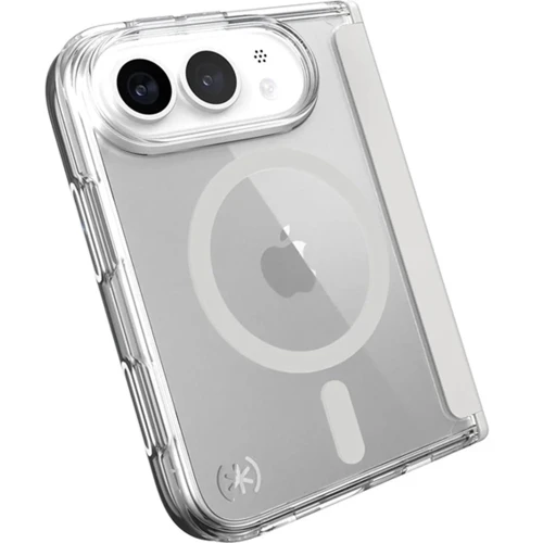 Etui Speck Presidio Perfect-Clear Fold do MagSafe do iPhone Duo, przezroczysto-szare (5/9)