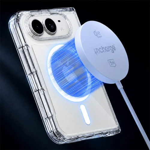 Etui 3mk Armor MagCase do MagSafe do iPhone Duo, przezroczysto-białe (5/8)
