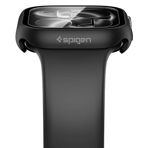 Etui + szkło Spigen Thin Fit 360 do Apple Watch Series 11 42mm / 10 42mm, czarny (4/13)