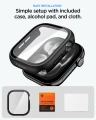 Etui + szkło Spigen Thin Fit 360 do Apple Watch Series 11 42mm / 10 42mm, czarny (5/13)