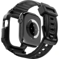 Etui z paskiem Spigen Rugged Armor Pro do Apple Watch Series 12 46mm, czarne (7/16)